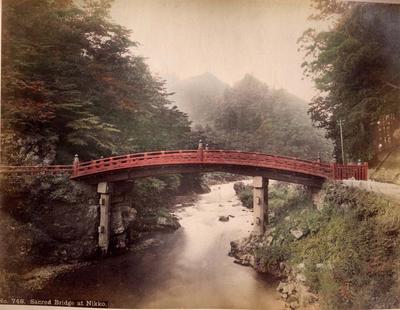 Sacred Bridge at Nikko.