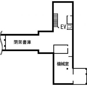 今市図書館フロアマップ地下